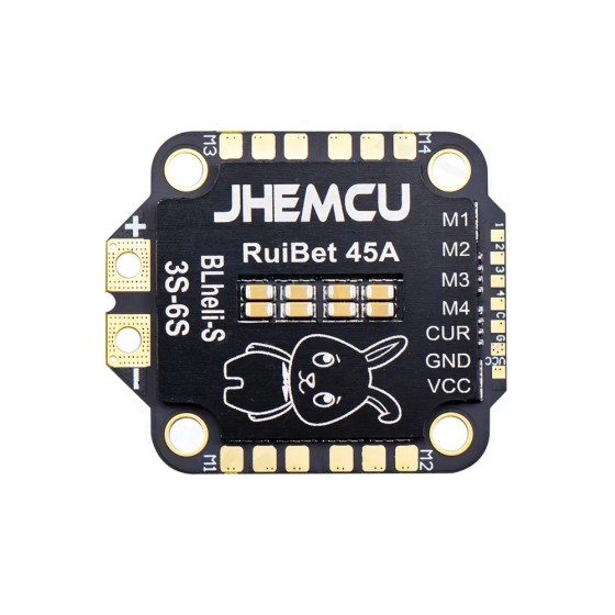 Hot Sales JHEMCU RuiBet 45A/55A ESC BLHELI_S Dshot600 4in1 Brushless ESC 3-6S 30.5X30.5 M4 for RC Flight Controller Drone